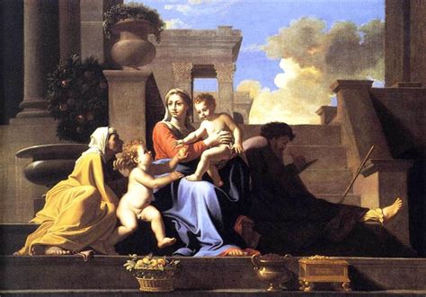 “The Holy Family on a Steps” - a Vivid Depiction of Domesticity and Divine Grace